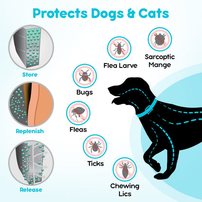 TailMedics™ Flea & Tick Collar - 8 Months Protection